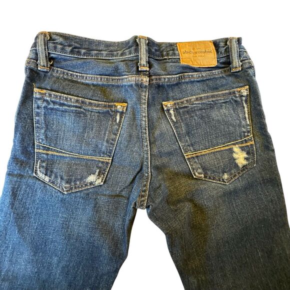Abercrombie & Fitch Sz 12 Baxter Jeans Low Rise Bootcut Streetwear Western Y2K - Picture 7 of 16